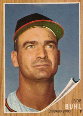 1962 Topps Bob Buhl #458-plain Baseball Card
