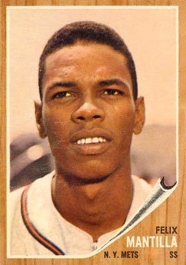 1962 Topps Felix Mantilla #436 Baseball Card