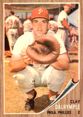 1962 Topps Clay Dalrymple #434 Baseball Card