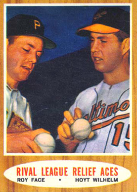1962 Topps Rival League Relief Aces #423 Baseball Card