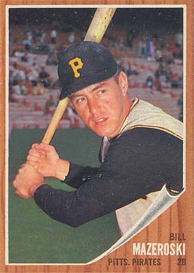 1962 Topps Bill Mazeroski #353 Baseball Card