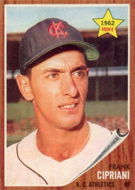 1962 Topps Frank Cipriani #333 Baseball Card
