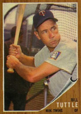 1962 Topps Bill Tuttle #298 Baseball Card
