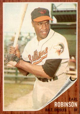 1962 Topps Earl Robinson #272 Baseball Card