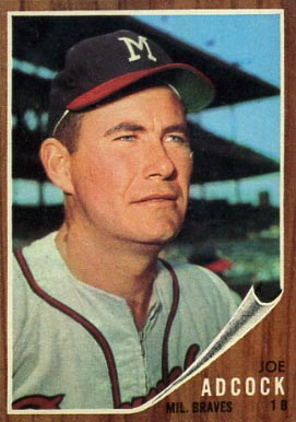 1962 Topps Joe Adcock #265 Baseball Card