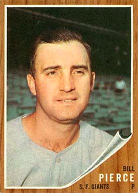 1962 Topps Bill Pierce #260 Baseball Card