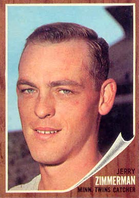 1962 Topps Jerry Zimmerman #222 Baseball Card