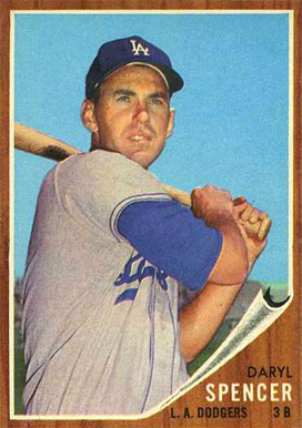 1962 Topps Daryl Spencer #197 Baseball Card