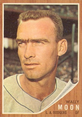 1962 Topps Wally Moon #190n Baseball Card