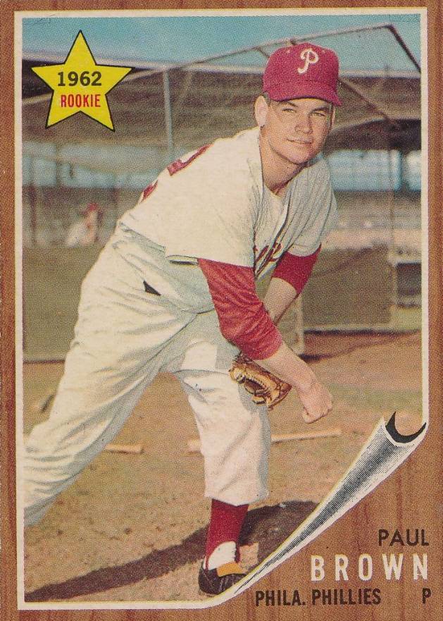 1962 Topps Paul Brown #181 Baseball Card
