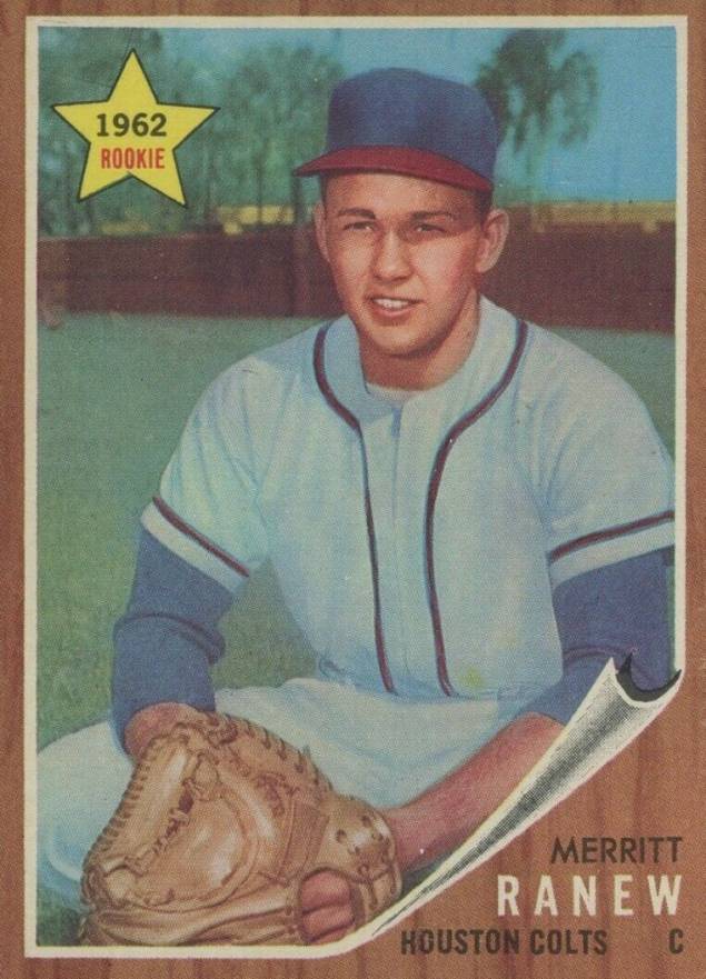 1962 Topps Merritt Ranew #156 Baseball Card
