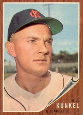 1962 Topps Bill Kunkel #147p Baseball Card