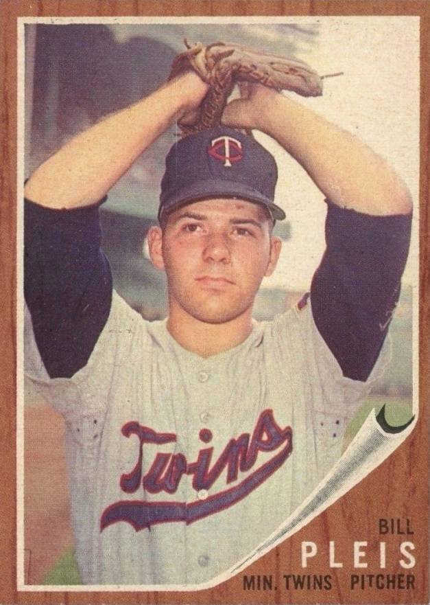 1962 Topps Bill Pleis #124 Baseball Card