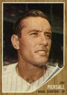 1962 Topps Jim Piersall #90 Baseball Card