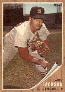 1962 Topps Larry Jackson #83 Baseball Card