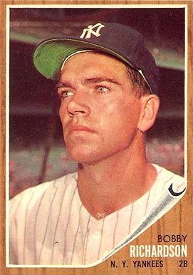 1962 Topps Bobby Richardson #65 Baseball Card