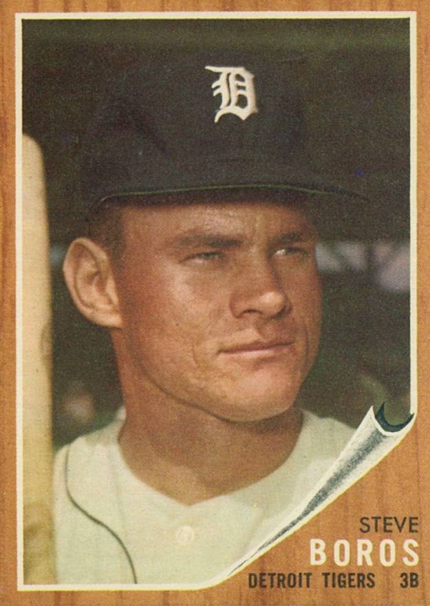 1962 Topps Steve Boros #62 Baseball Card
