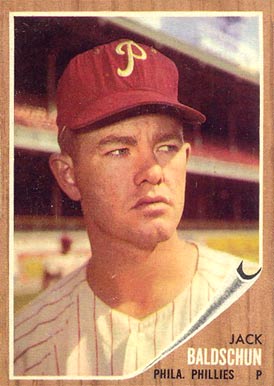 1962 Topps Jack Baldschun #46 Baseball Card
