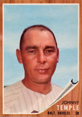 1962 Topps Johnny Temple #34 Baseball Card