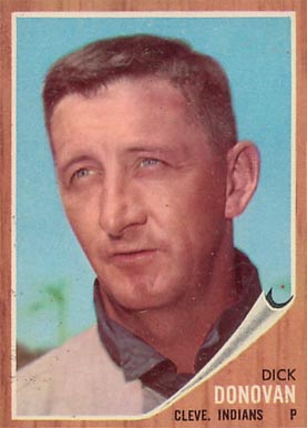 1962 Topps Dick Donovan #15 Baseball Card