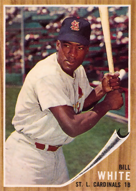 1962 Topps Bill White #14 Baseball Card