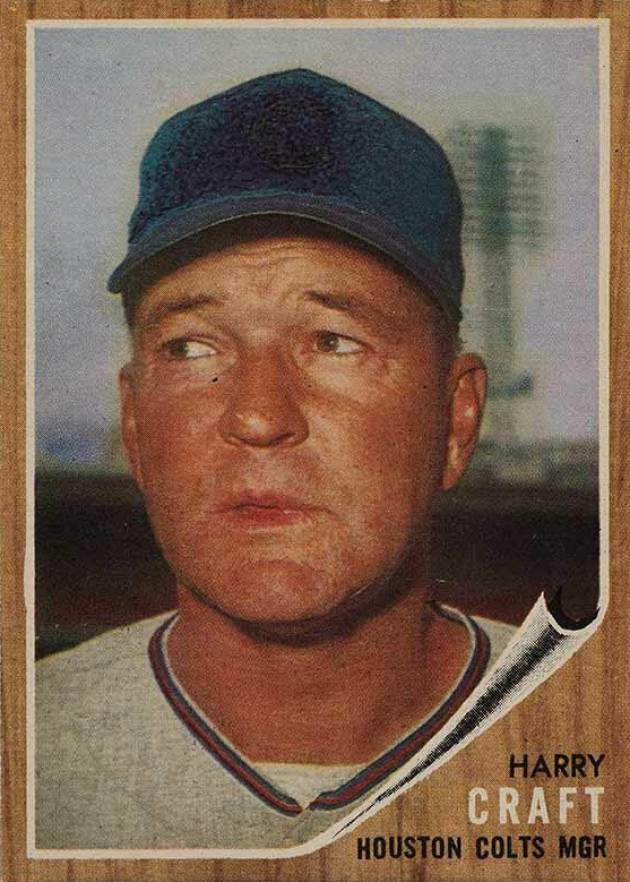 1962 Topps Harry Craft #12 Baseball Card