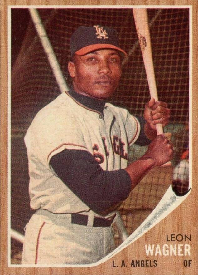1962 Topps Leon Wagner #491 Baseball Card