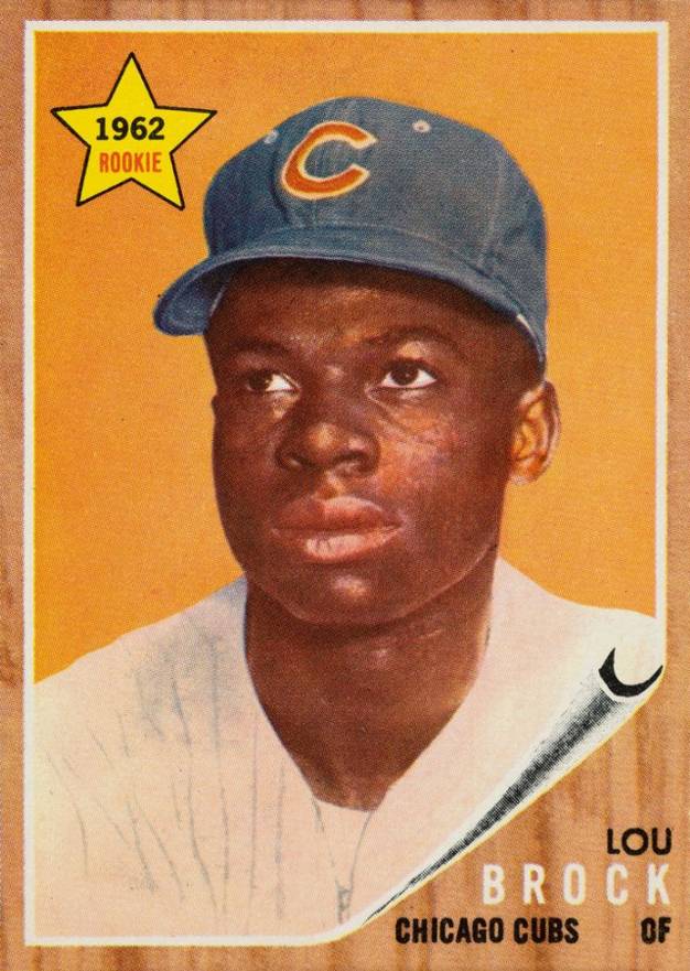 1962 Topps Lou Brock #387 Baseball Card
