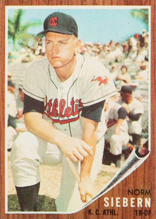 1962 Topps Norm Siebern #275 Baseball Card