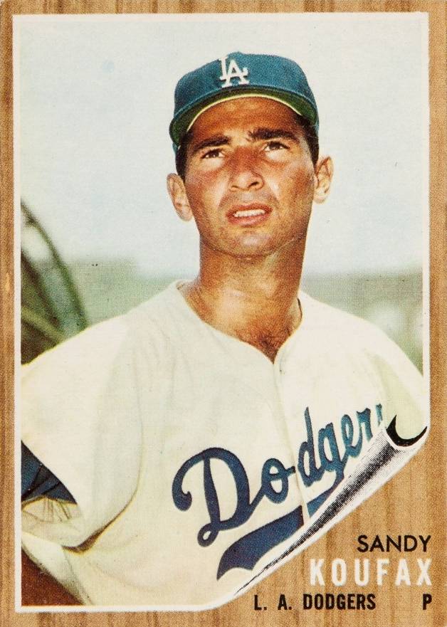 1962 Topps Sandy Koufax #5 Baseball Card
