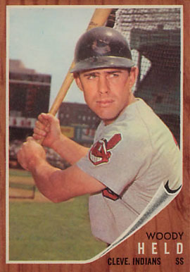 1962 Topps Woody Held #215 Baseball Card