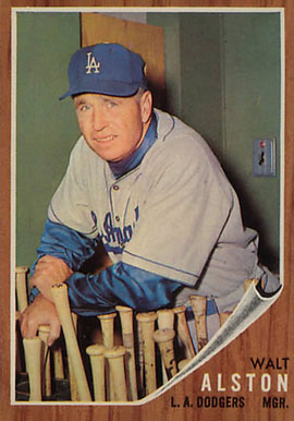 1962 Topps Walt Alston #217 Baseball Card