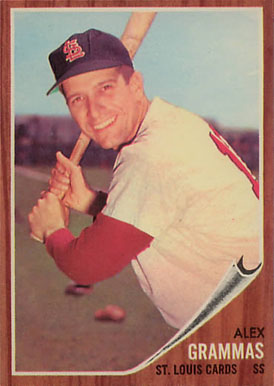 1962 Topps Alex Grammas #223 Baseball Card