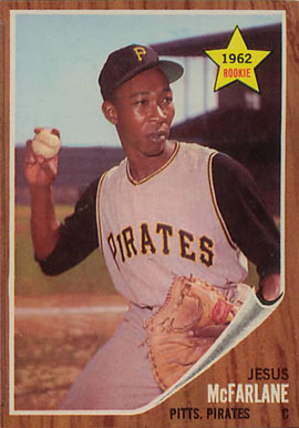 1962 Topps Jesus McFarlane #229 Baseball Card