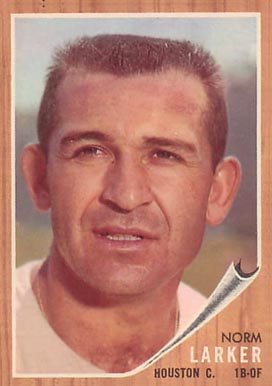 1962 Topps Norm Larker #23 Baseball Card