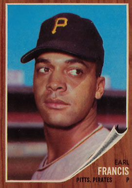 1962 Topps Earl Francis #252 Baseball Card