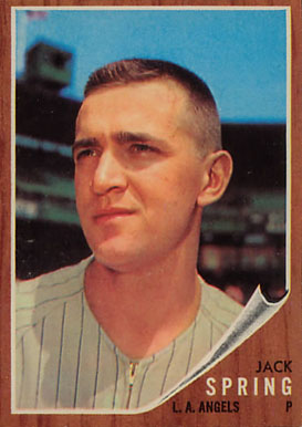 1962 Topps Jack Spring #257 Baseball Card