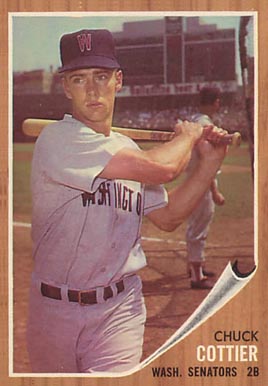 1962 Topps Chuck Cottier #27 Baseball Card