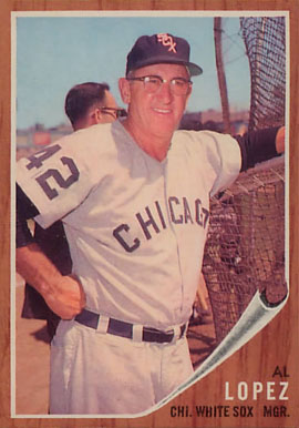 1962 Topps Al Lopez #286 Baseball Card