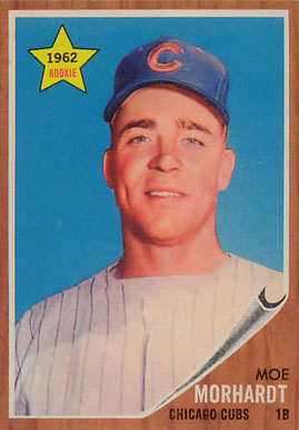 1962 Topps Moe Morhardt #309 Baseball Card