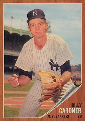 1962 Topps Billy Gardner #338 Baseball Card