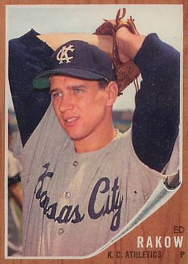 1962 Topps Ed Rakow #342 Baseball Card