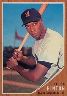 1962 Topps Chuck Hinton #347 Baseball Card