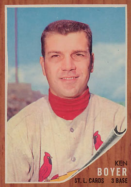 1962 Topps Ken Boyer #370 Baseball Card