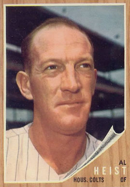 1962 Topps Al Heist #373 Baseball Card