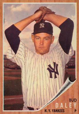 1962 Topps Bud Daley #376 Baseball Card