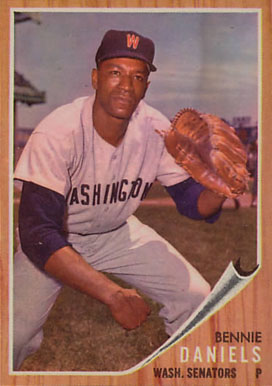 1962 Topps Bennie Daniels #378 Baseball Card