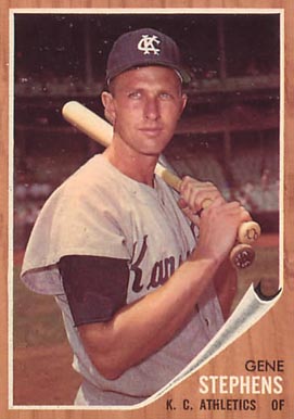 1962 Topps Gene Stephens #38 Baseball Card
