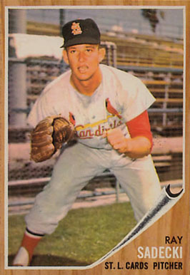 1962 Topps Ray Sadecki #383 Baseball Card