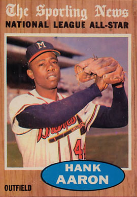 1962 Topps Hank Aaron #394 Baseball Card